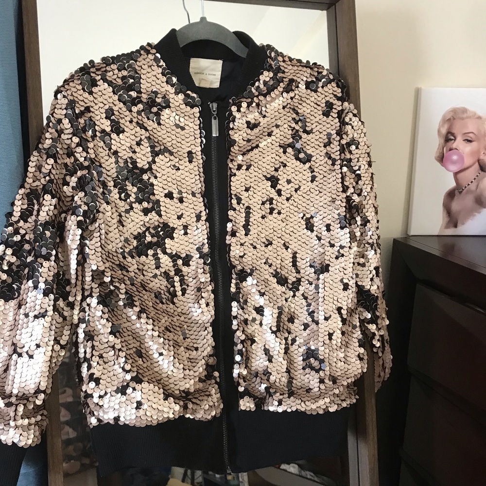 Silence and Noise Sequined Jacket